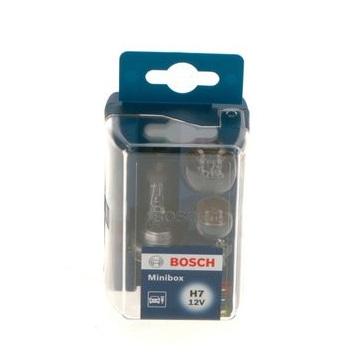 Set de becuri auto de rezervă 12V 55W PX26d BOSCH, model 1 987 301 103, ambalaj din plastic